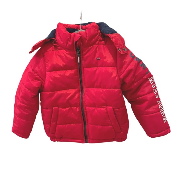 Tommy Hilfiger Other - Like New Tommy Hilfiger Boys Red Heavyweight Puffer Jacket, Size 4